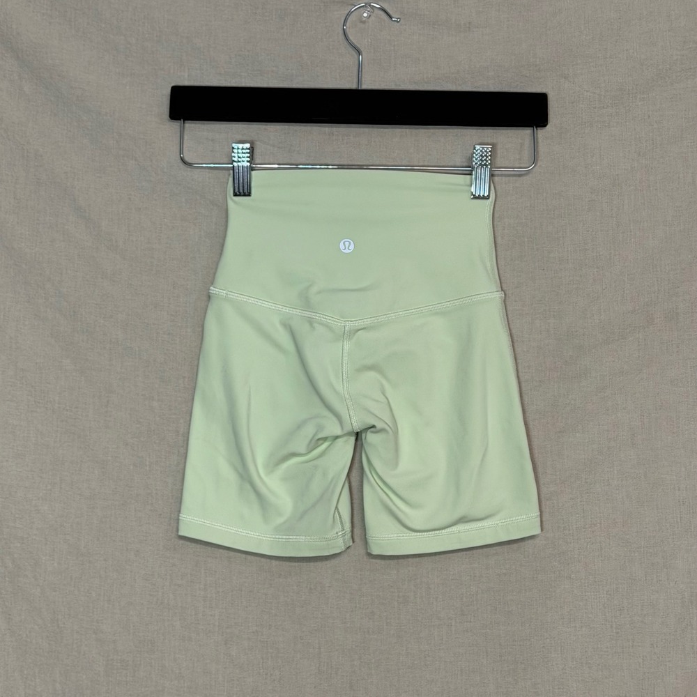 Lululemon Align High-Rise Short 6" Mint Green Shorts Size 0 - Picture 4 of 7